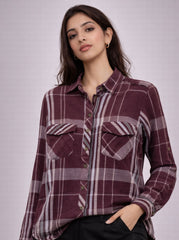 Angle Full Sleeve Top 177 - Premium Quality | Stylish Comfortable Flannel