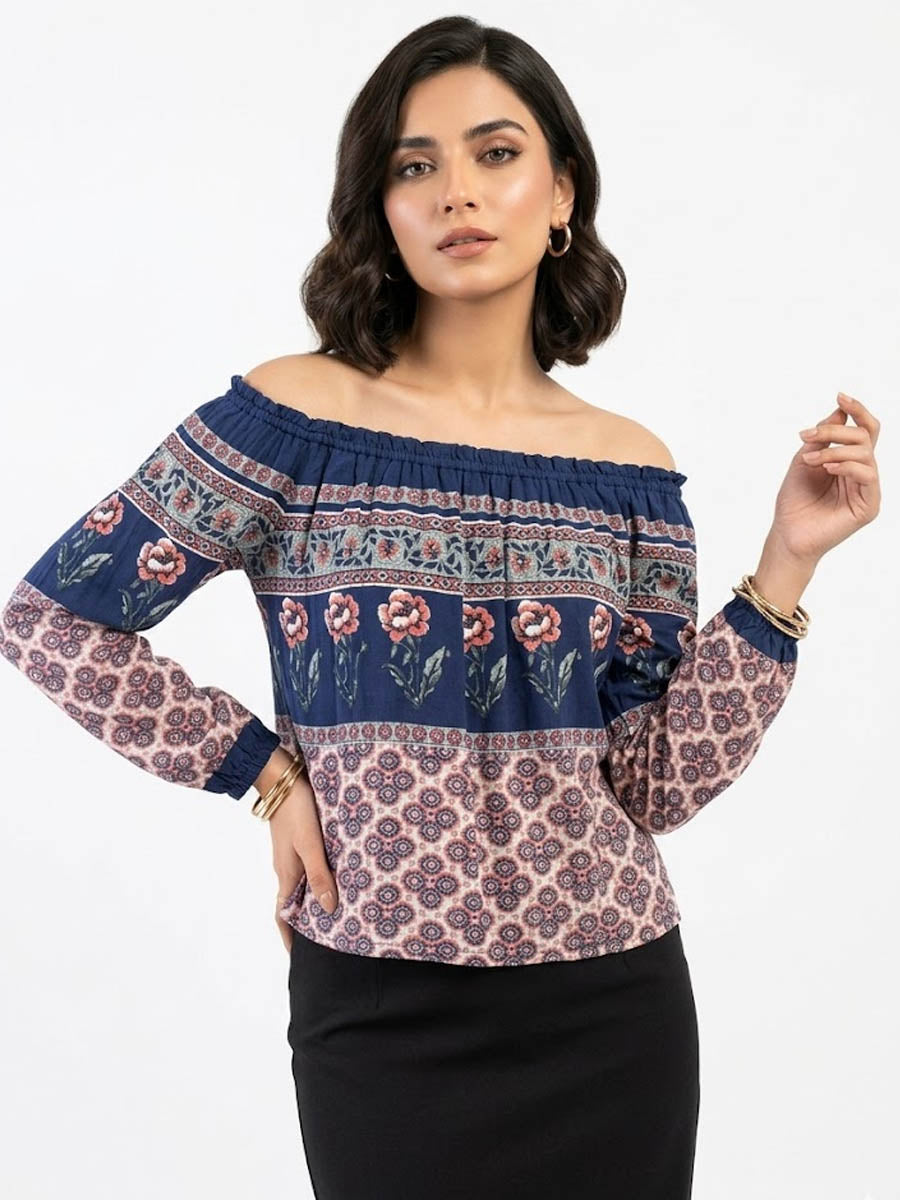 Imported women full sleeves tops linen full sleeves tops No-782 Velnoor Store