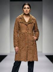 607  Women's Long Coat Anti-Cold | Thick Winter Wear Pakistan - velnoor