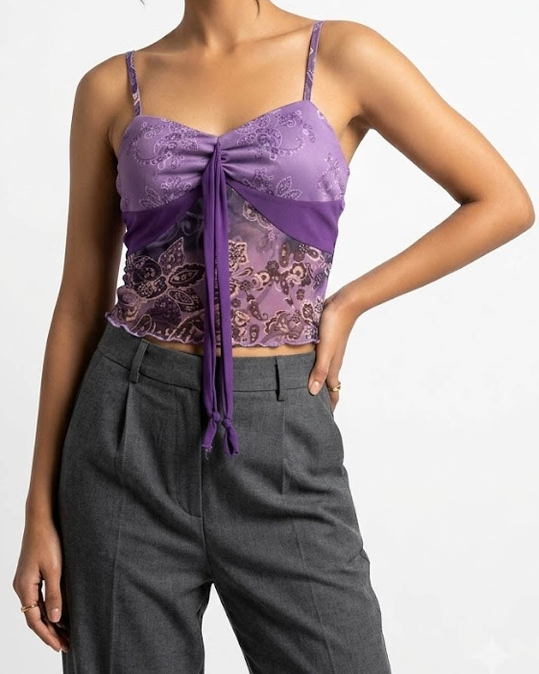 Imported Crop top net crop top No-2860 Velnoor Store