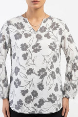 Imported Full sleeve top chiffon full sleeve top No-1457 Velnoor Store