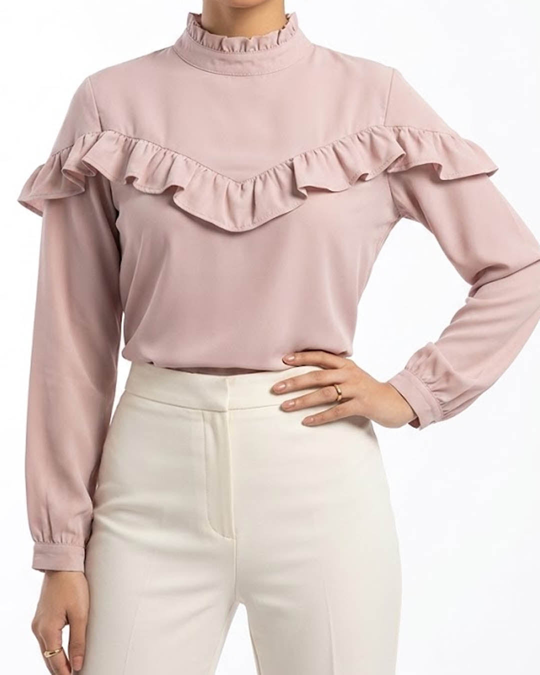 Imported Full sleeve top chiffon full sleeve top No-4981 Velnoor Store
