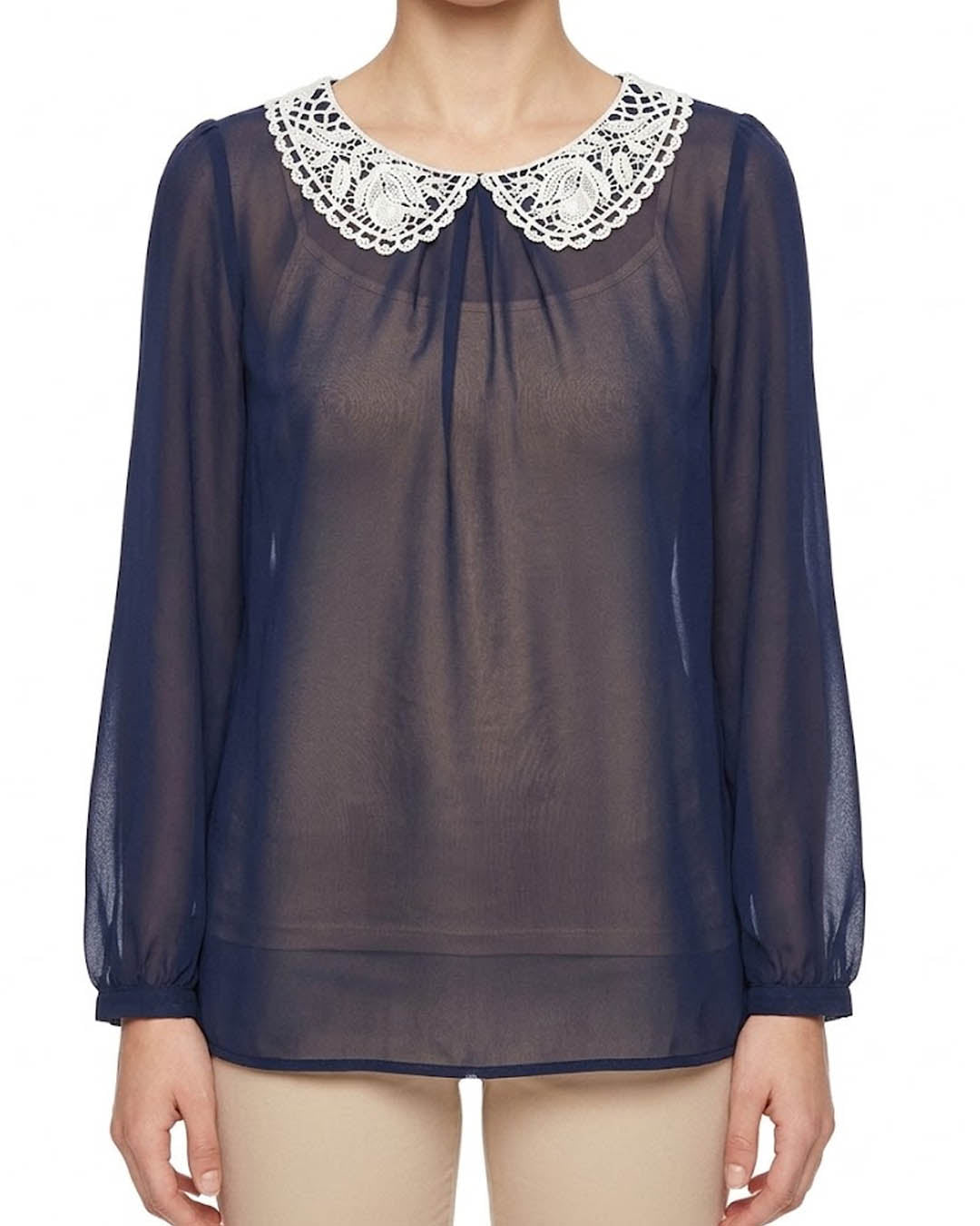 Imported Full sleeve top chiffon full sleeve top No-7470 Velnoor Store