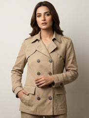 1738 Women's Long Coat | Premium Winter Outerwear Pakistan - velnoor