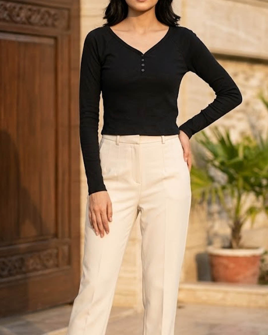 Imported Crop top jersey crop top No-3718 Velnoor Store