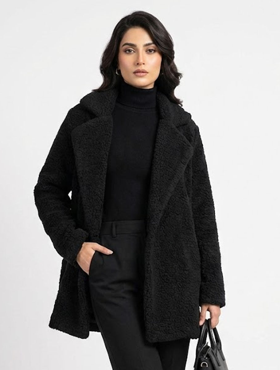 1207 Stylish Imported Fur Jacket – Soft Warm Outerwear Pakistan | Velnoor