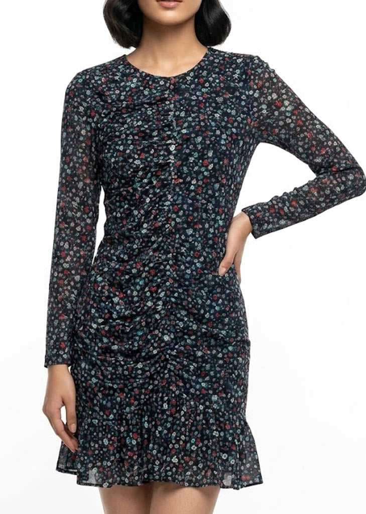 Imported Western mini dress chiffon mini dress No-1319 Velnoor Store
