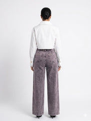 Maroon Shade Wide Leg Denim Jeans  For Women/Girls/Female Export Quality Fashion Baggy Jeans