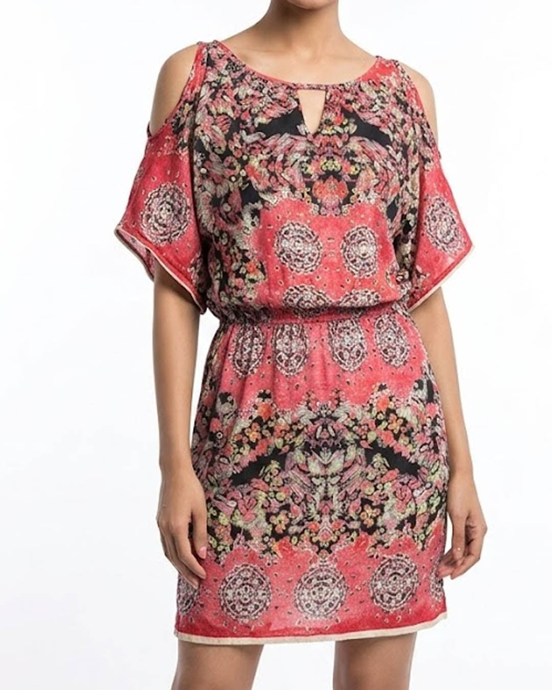 Western mini dress cotton mini dress No-1902 Velnoor Store
