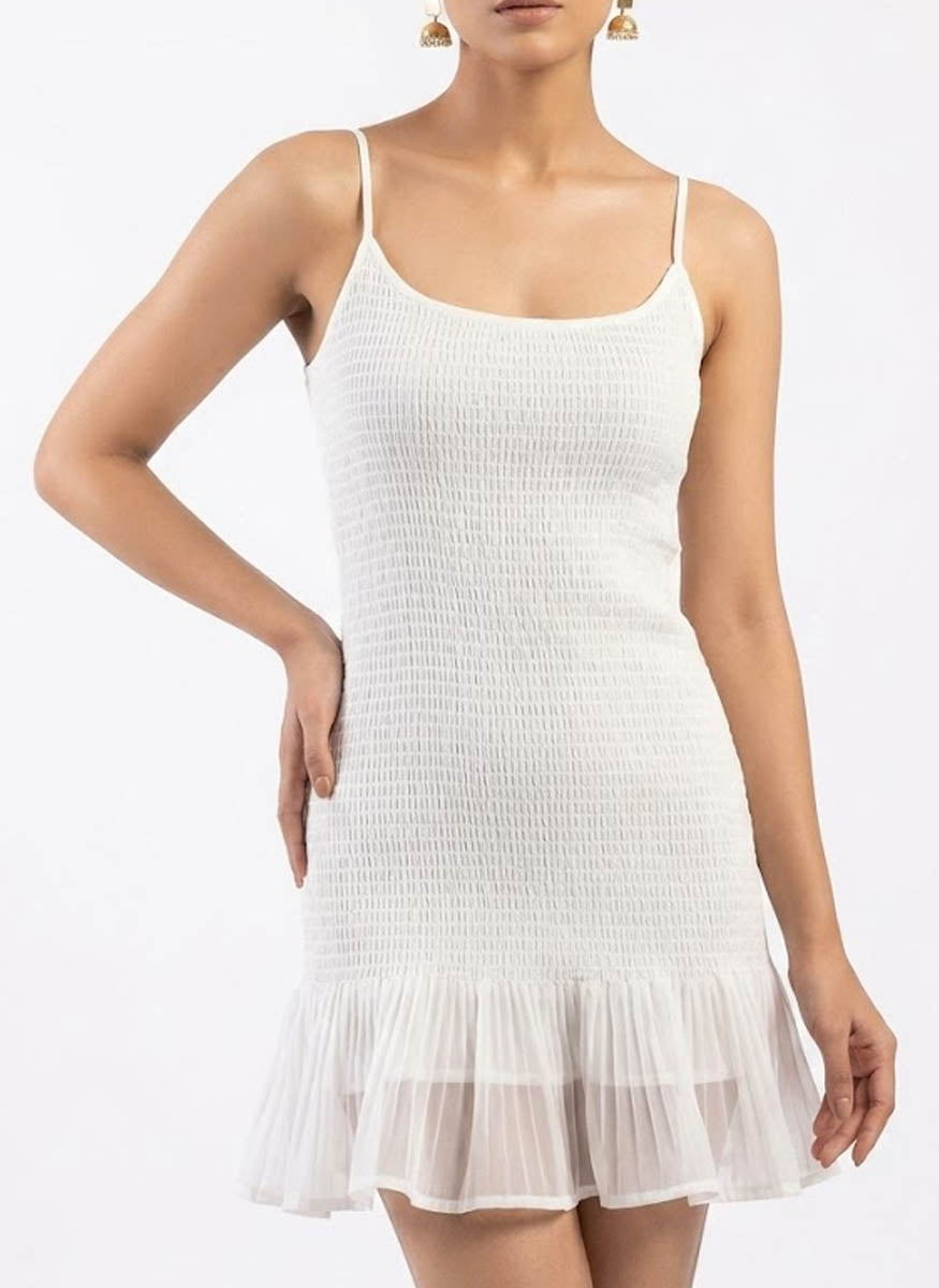 Imported Western Mini Dress net mini dress No-757 Velnoor Store
