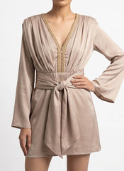 Imported western mini dress jersey mini dress No-681 Velnoor Store