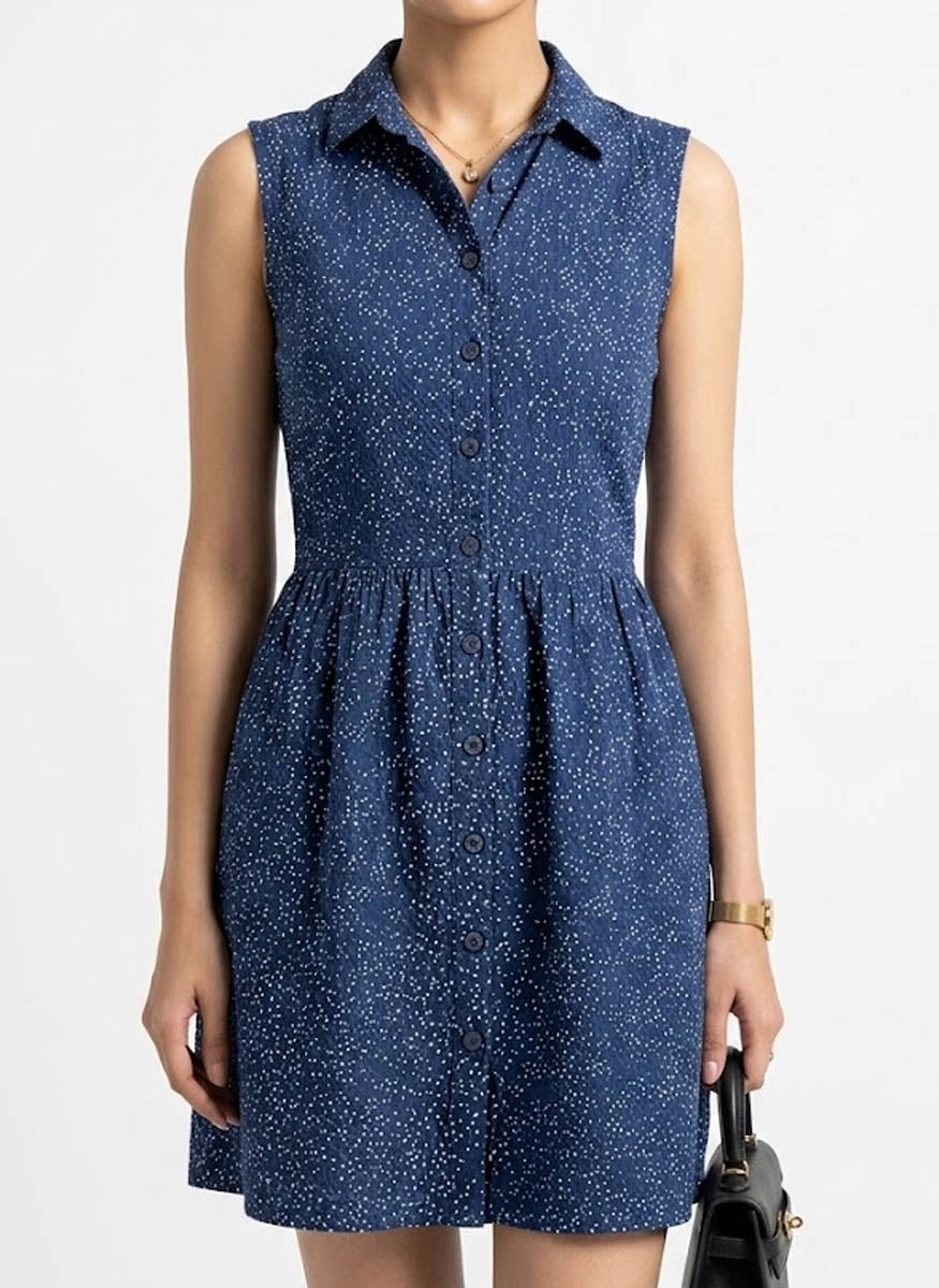 Imported western mini dress jersey mini dress No-580 Velnoor Store