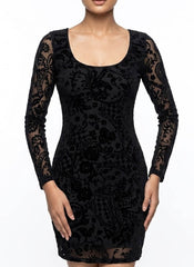 Imported western mini dress flannel mini dress No-584 Velnoor Store