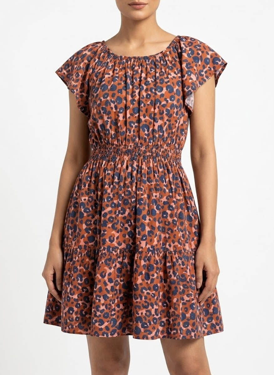 Imported western mini dress jersey mini dress No-629 Velnoor Store