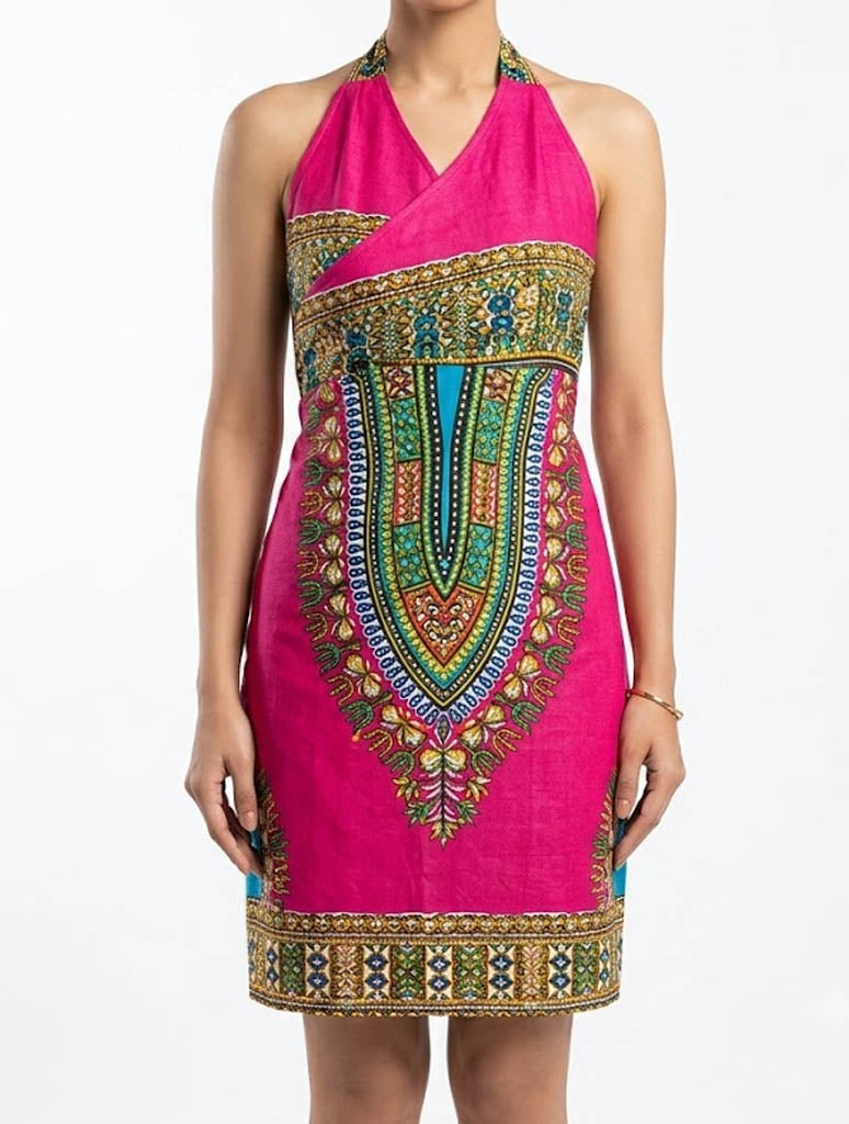 Imported Western Mini Dress chiffon Mini Dress No-653 Velnoor Store