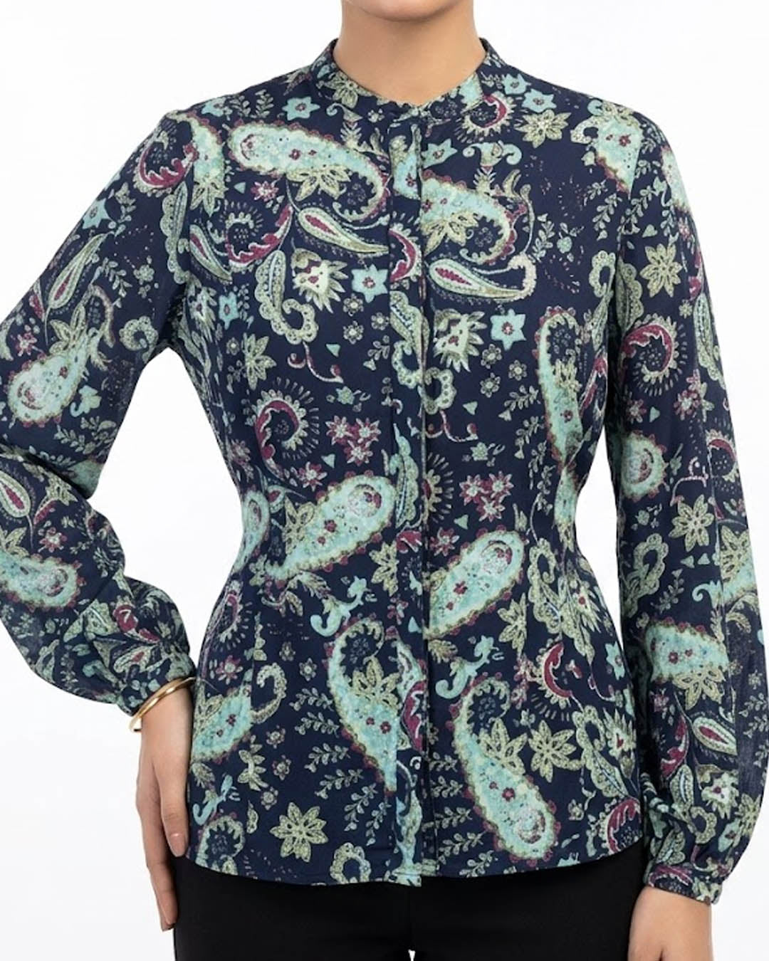 Imported Full sleeve top chiffon full sleeve top No-4999 Velnoor Store