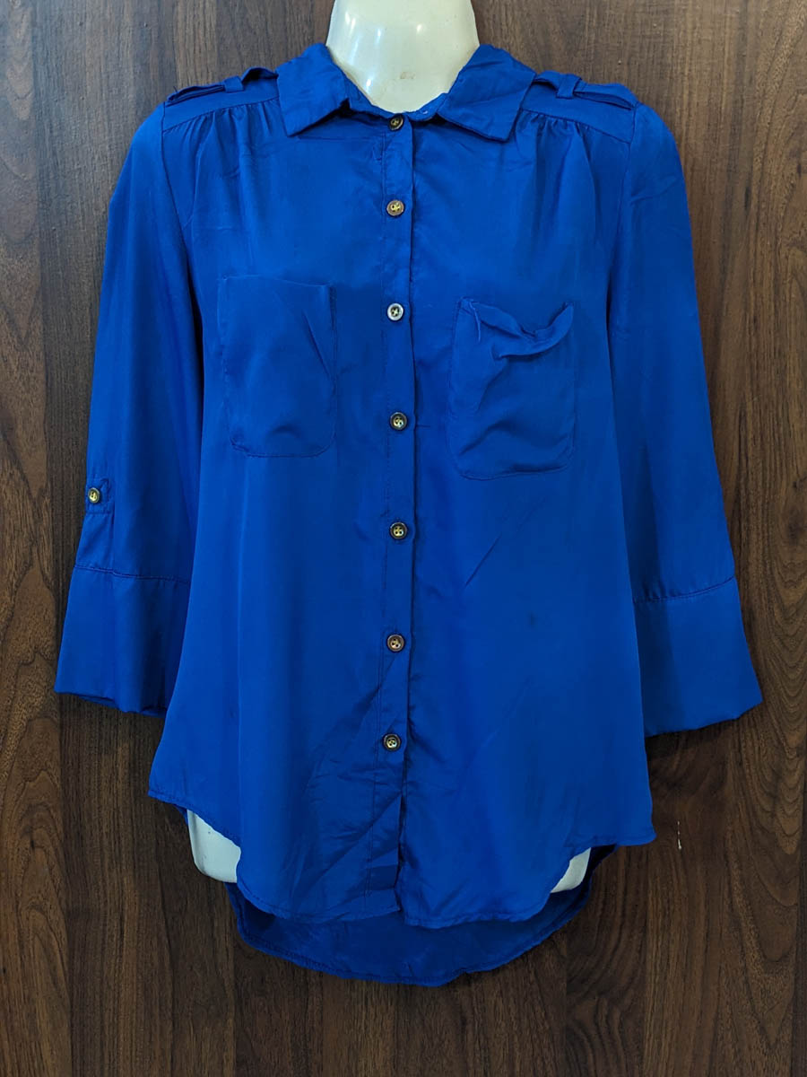 Imported Full sleeve top silk full sleeve top No-7390 Velnoor Store