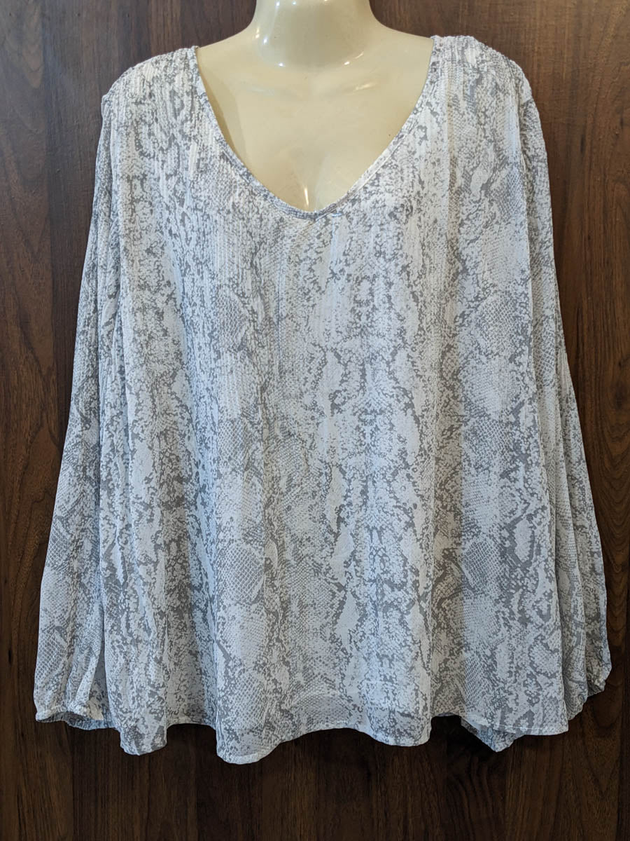 Imported Full sleeve top linen full sleeve top No-7365 Velnoor Store
