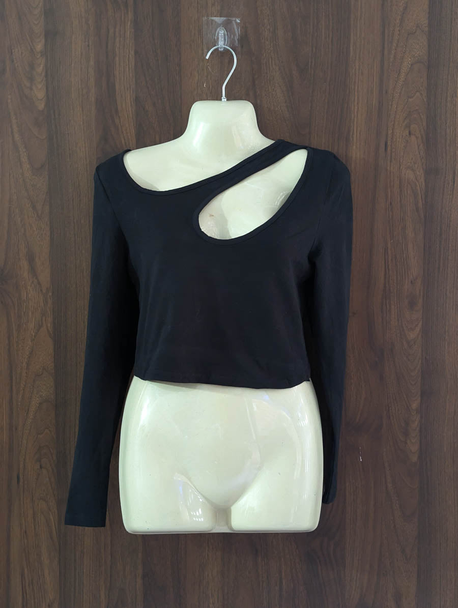 Imported Crop top cotton jersey crop top No-3746 Velnoor Store