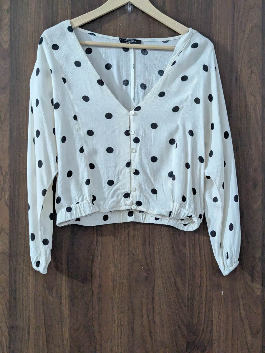 Imported Full sleeve top chiffon full sleeve top No-1512 Velnoor Store