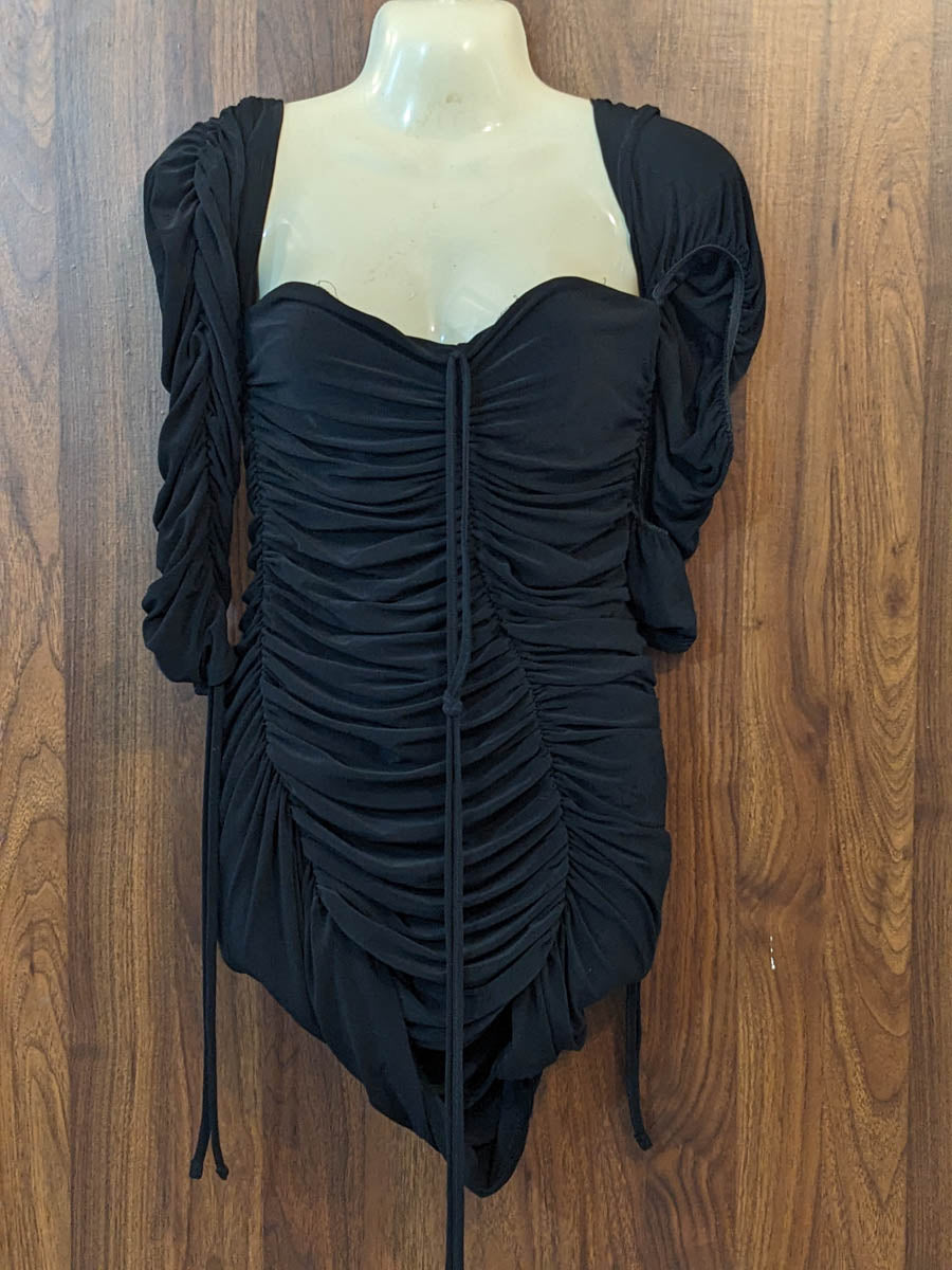 Imported Western mini dress jersey mini dress No-8698 Velnoor Store