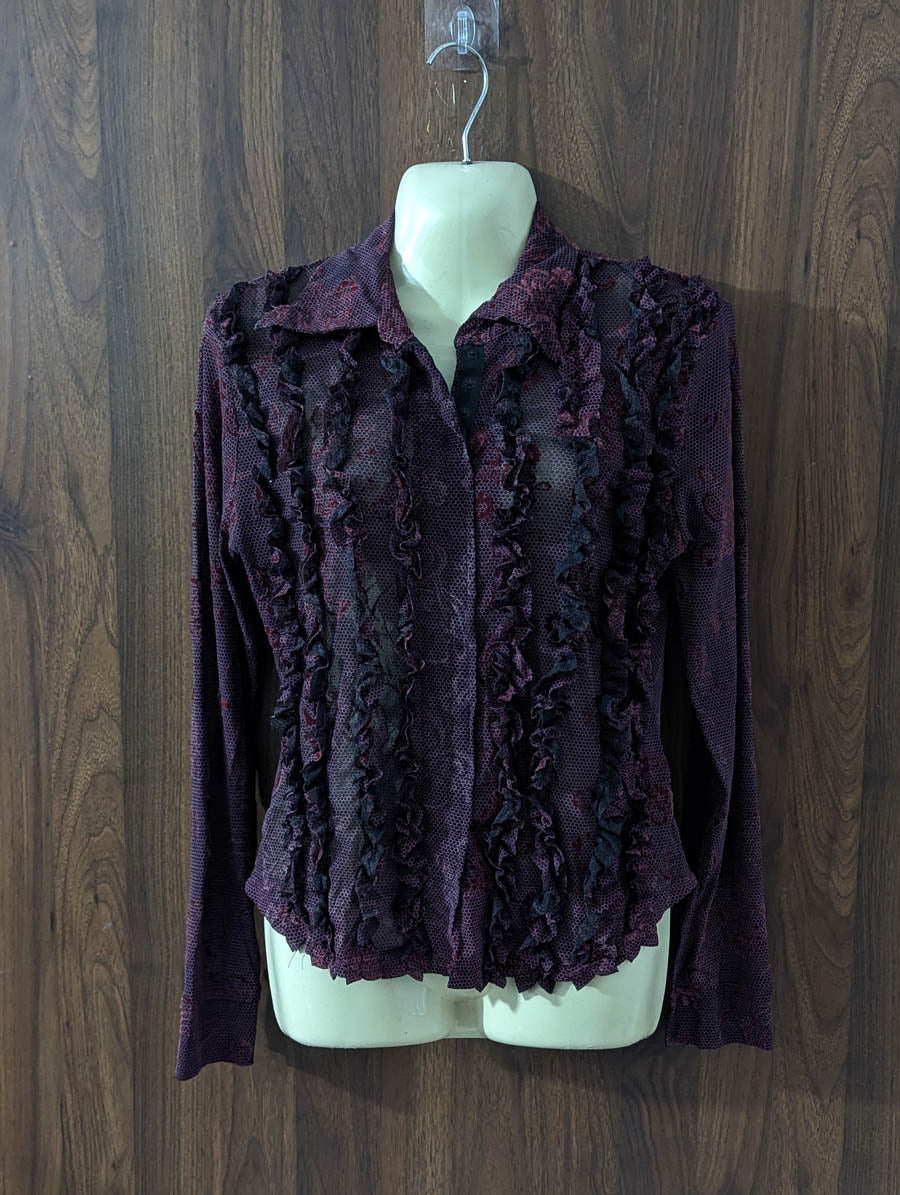 Imported Full sleeve top chiffon full sleeve top No-5304 Velnoor Store
