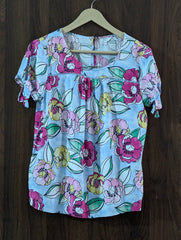 Imported Half sleeve top linen half sleeve top No-1694 Velnoor Store