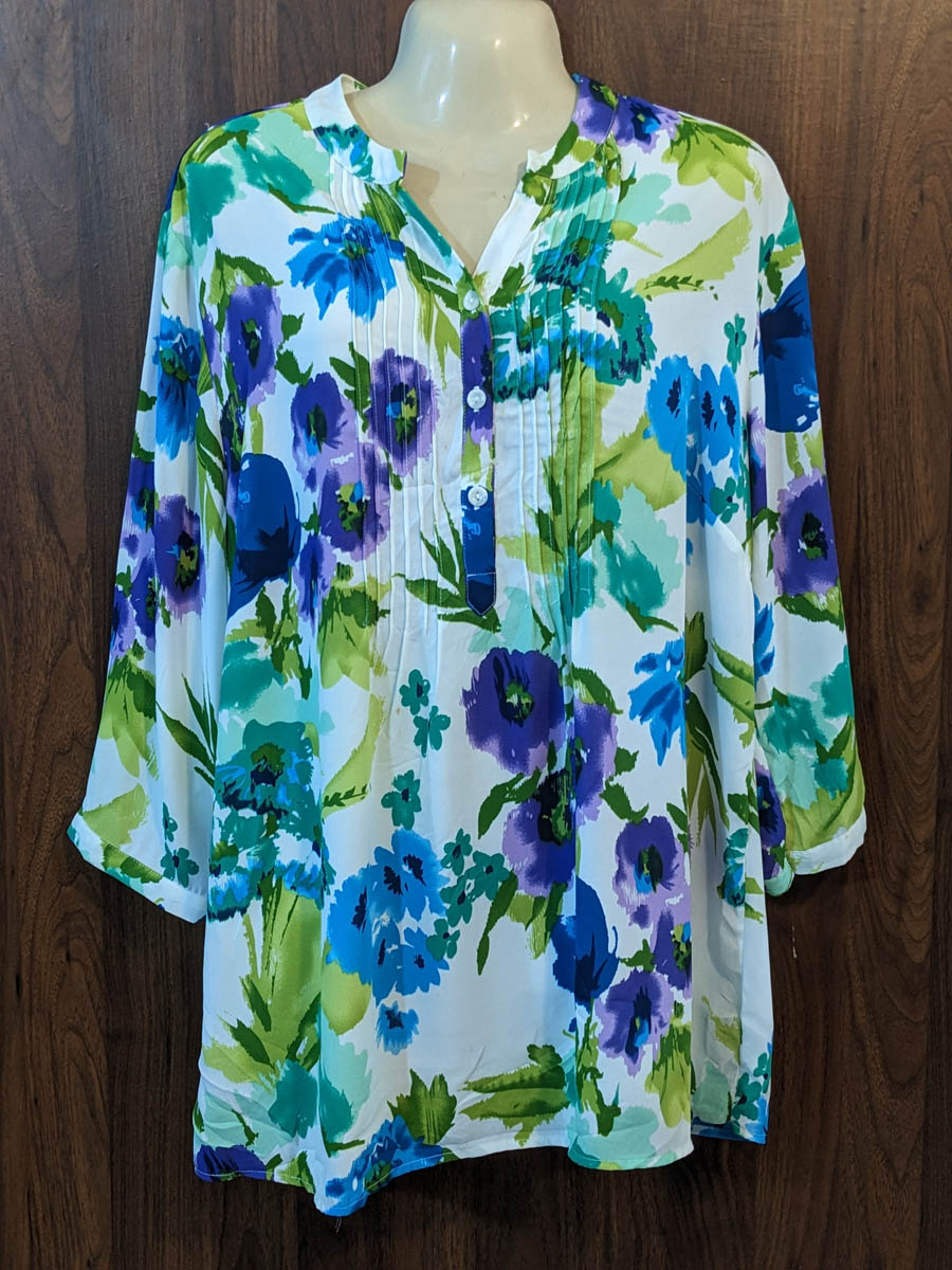 Imported Long top chiffon long top No-7408 Velnoor Store