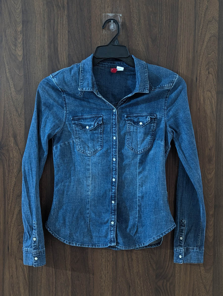 Imported Full sleeve top denim full sleeve top No-4692 Velnoor Store