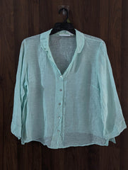 Imported Full sleeve top linen full sleeve top No-4106 Velnoor Store