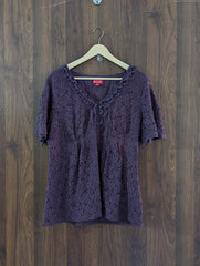 Imported half sleeve top net Half sleeve top No-3498 Velnoor Store