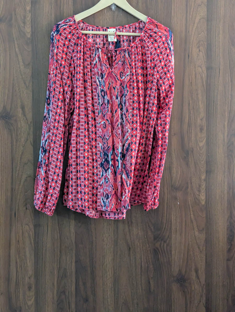 Imported Full sleeve top chiffon full sleeve top No-1483 Velnoor Store