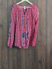 Imported Full sleeve top chiffon full sleeve top No-1483 Velnoor Store