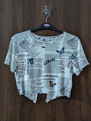 Crop top cotton crop top No-1888 Velnoor Store