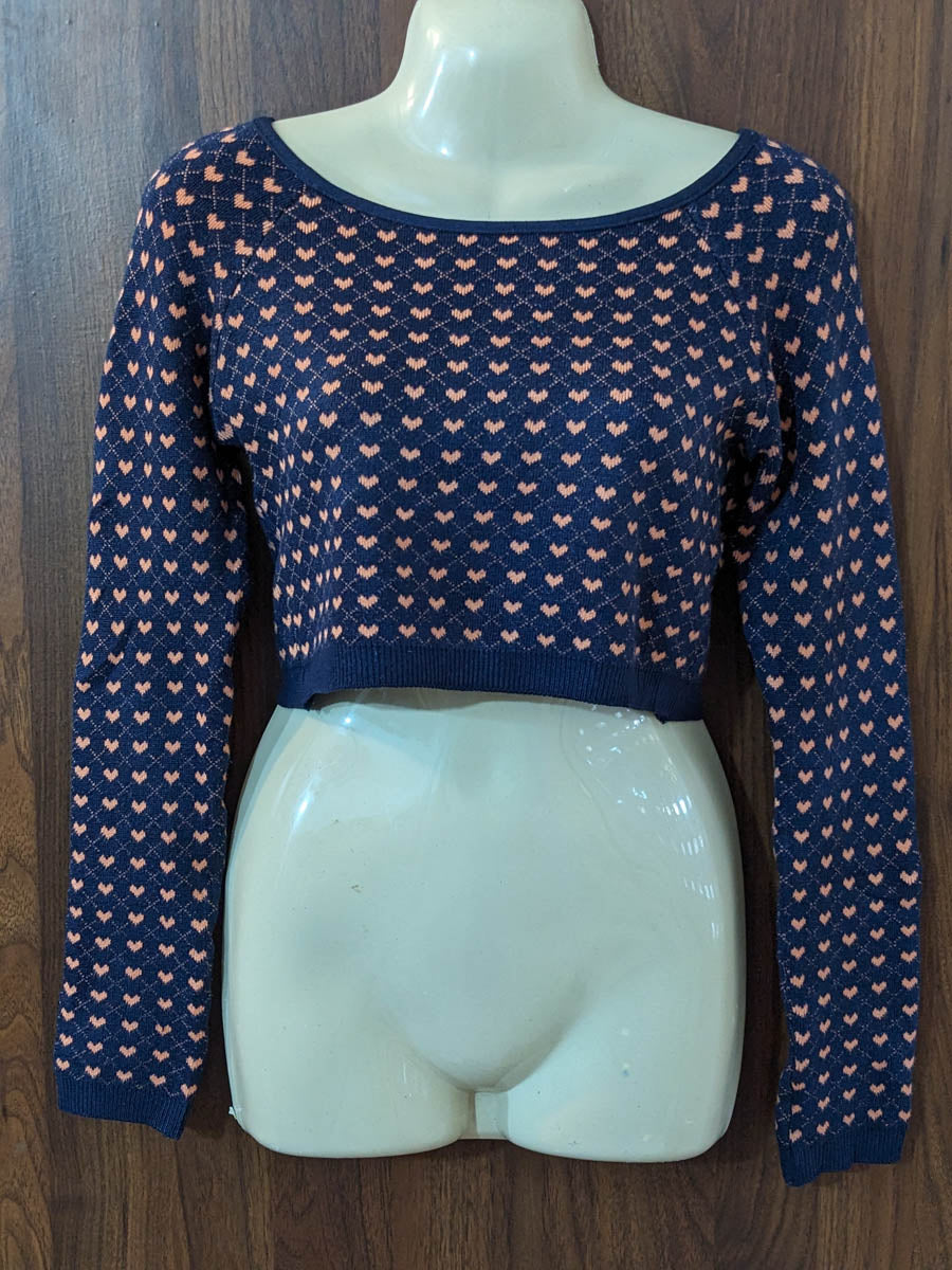 Imported Winter crop top winter winter crop top No-7277 Velnoor Store