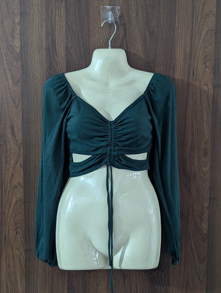 Imported Crop top jersey crop top No-4179 Velnoor Store