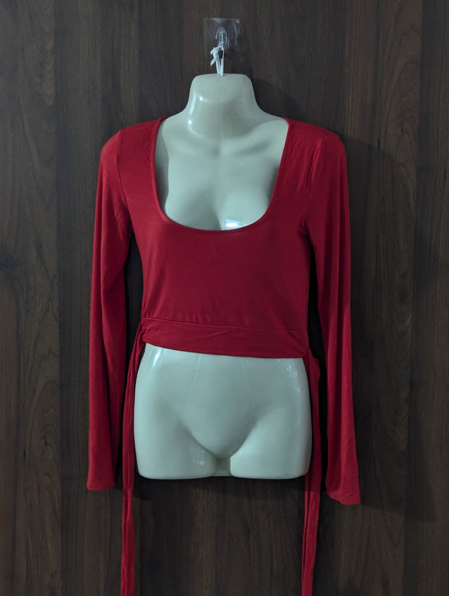 Imported Crop top jersey crop top No-4195 Velnoor Store