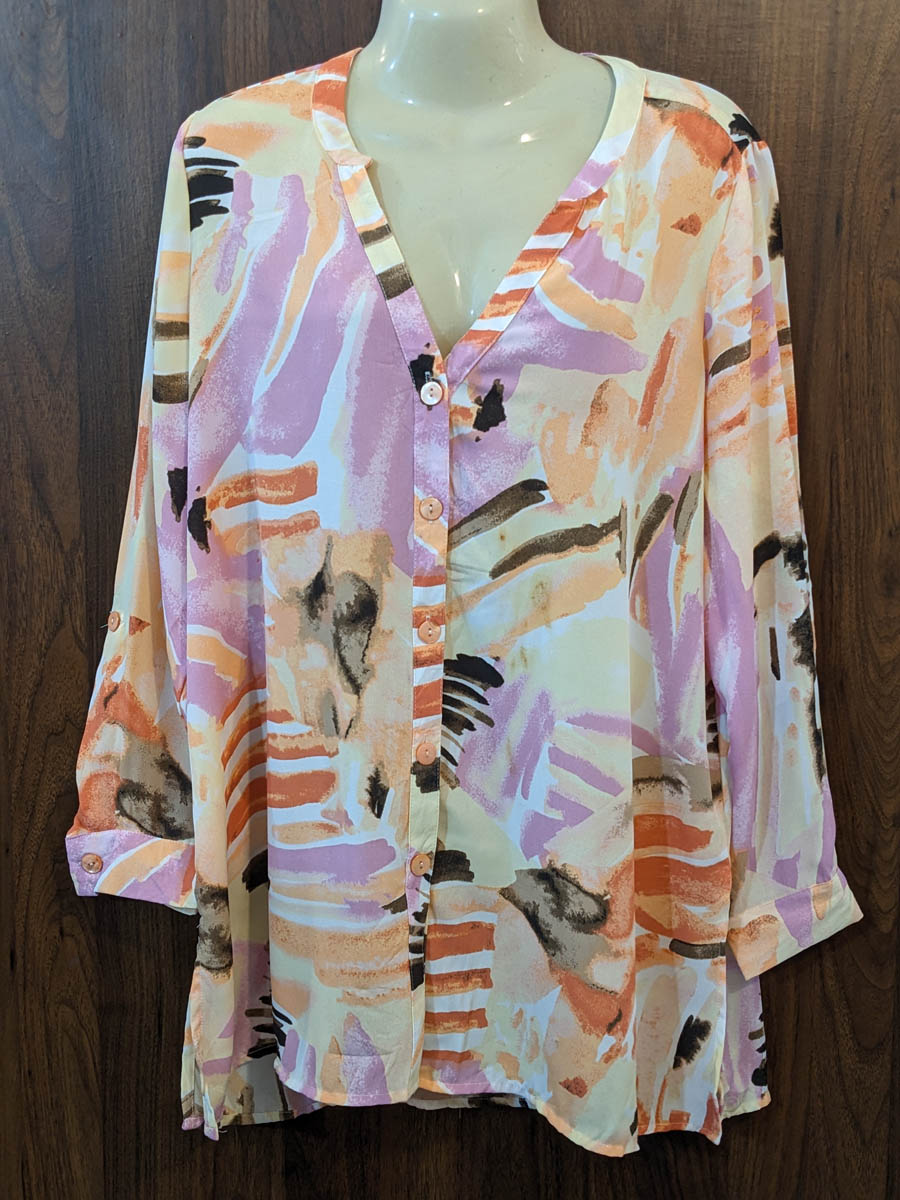 Imported Full sleeve top chiffon full sleeve top No-7532 Velnoor Store