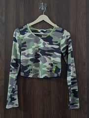 Crop top jersey crop top No-2068 Velnoor Store