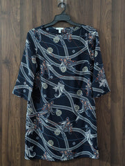 Imported Western mini dress chiffon mini dress No-2613 Velnoor Store