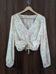 Crop top chiffon crop top No-2273 Velnoor Store