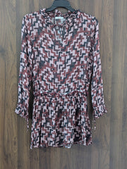 Imported Western mini dress chiffon mini dress No-2885 Velnoor Store