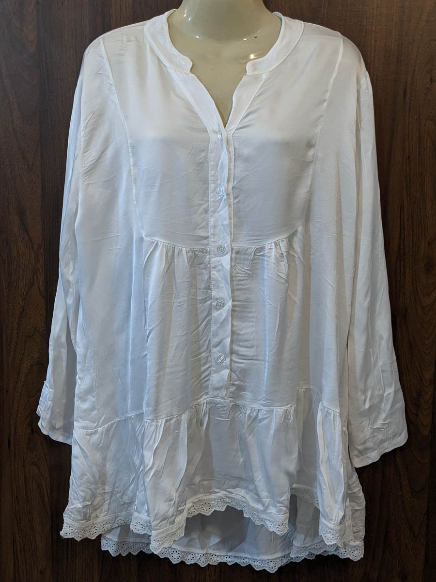Imported Full sleeve top silk full sleeve top No-7478 Velnoor Store
