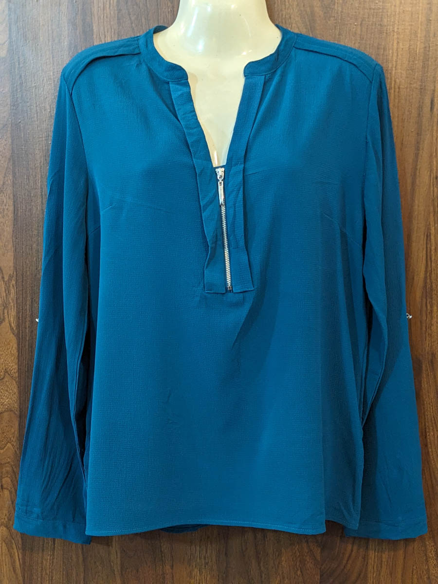 Imported Full sleeve top chiffon full sleeve top No-7459 Velnoor Store