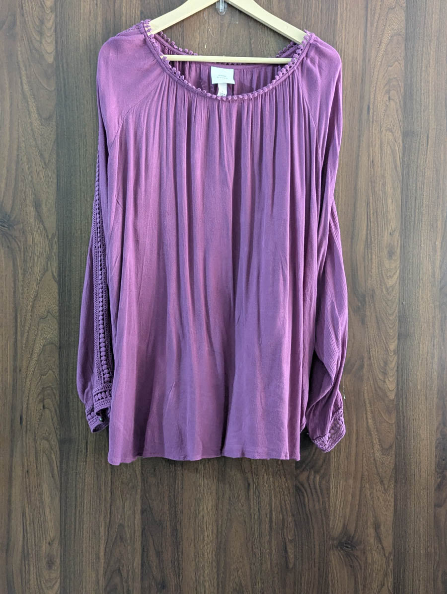 Imported Full sleeve top chiffon full sleeve top No-1488 Velnoor Store