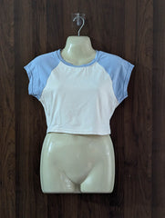 Imported Crop top cotton jersey crop top No-3279 Velnoor Store