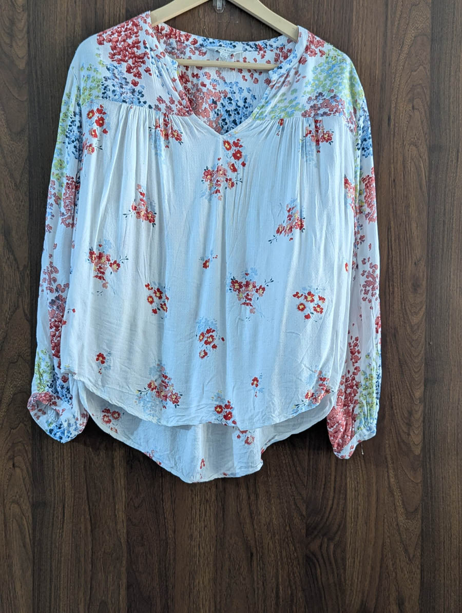Imported Full sleeve top chiffon full sleeve top No-1490 Velnoor Store