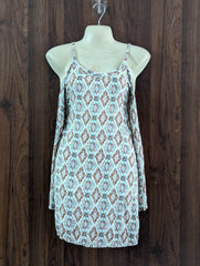 Imported Western mini dress linen mini dress No-2773 Velnoor Store