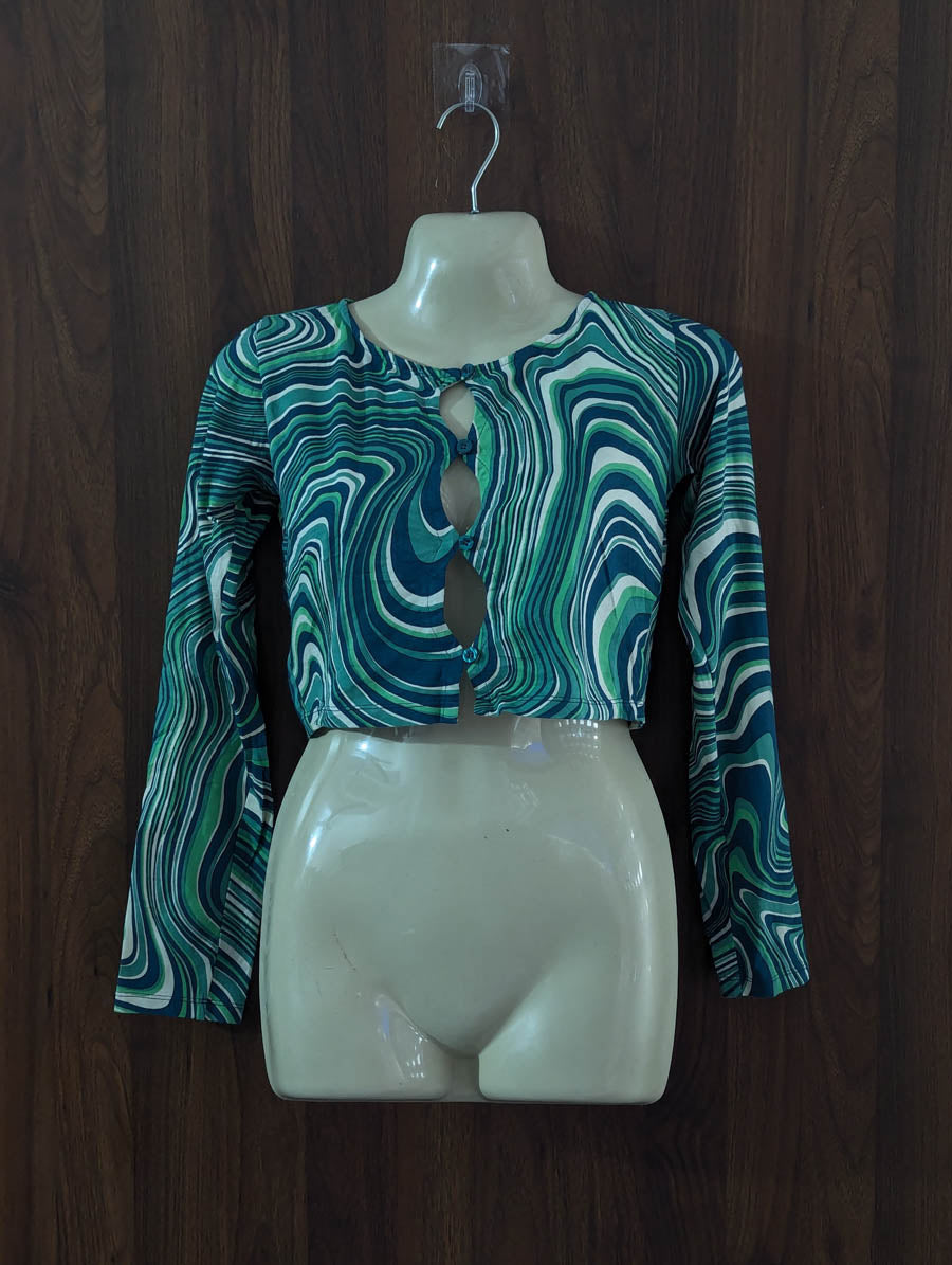 Imported Crop top jersey crop top No-4135 Velnoor Store