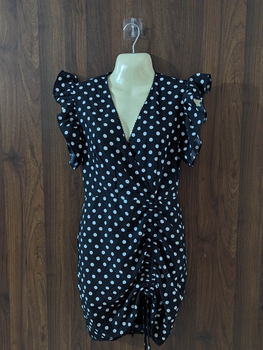 Imported Western mini dress jersey mini dress No-4802 Velnoor Store